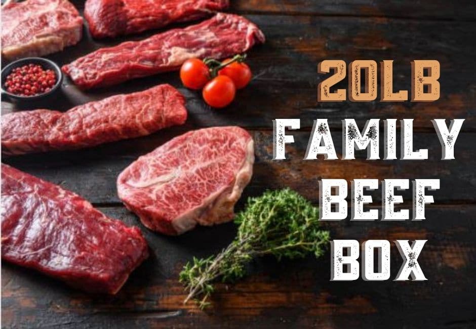 Pasture to Plate 20lb Beef Box